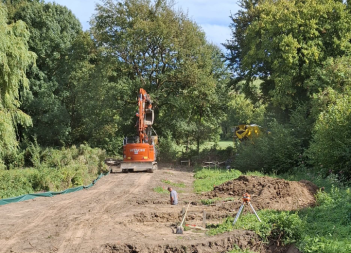 Baubeginn an der Pionierbrücke: Arbeiten schreiten voran